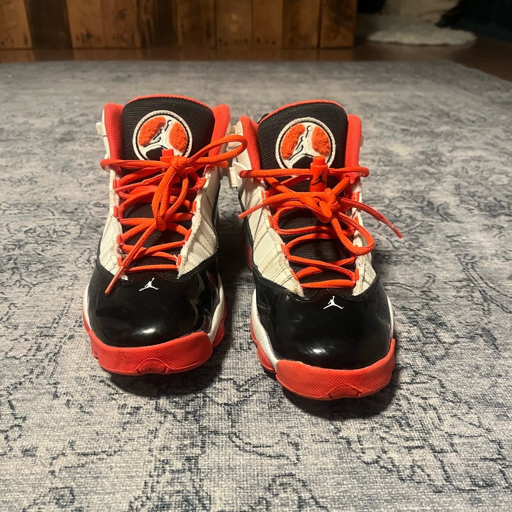 Nike Jordan Six 6 Rings Black/Team Orange - Picture 2 of 6